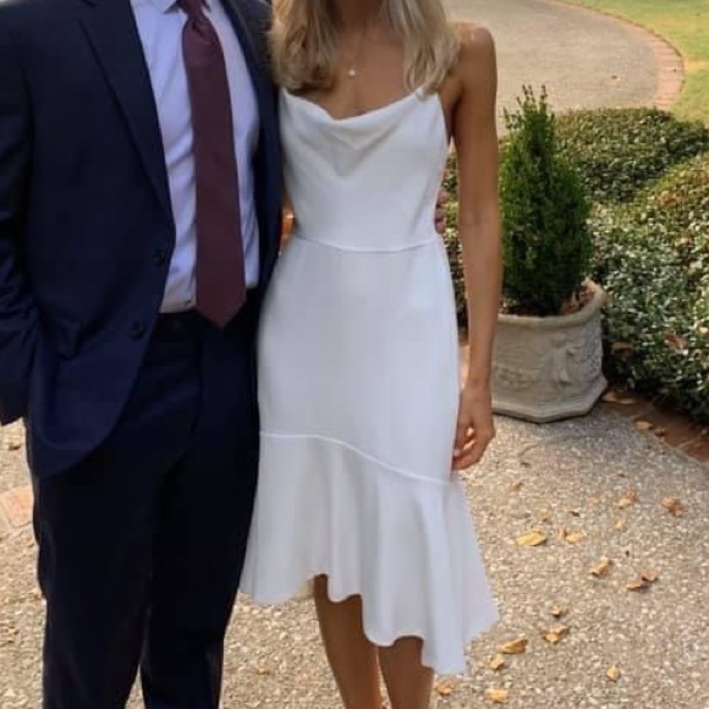 ALICE AND OLIVIA white dress